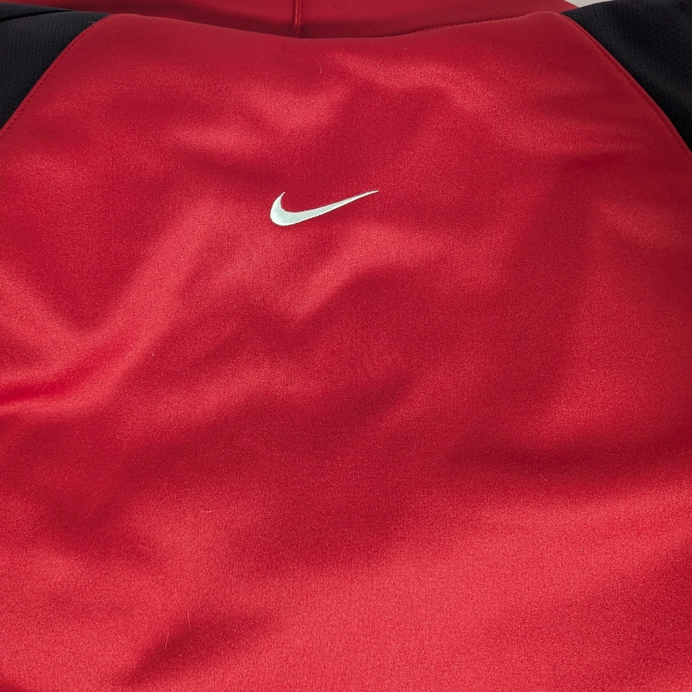 Nike Red And Black Dri Fit Hoodie - Picture 3 of 6